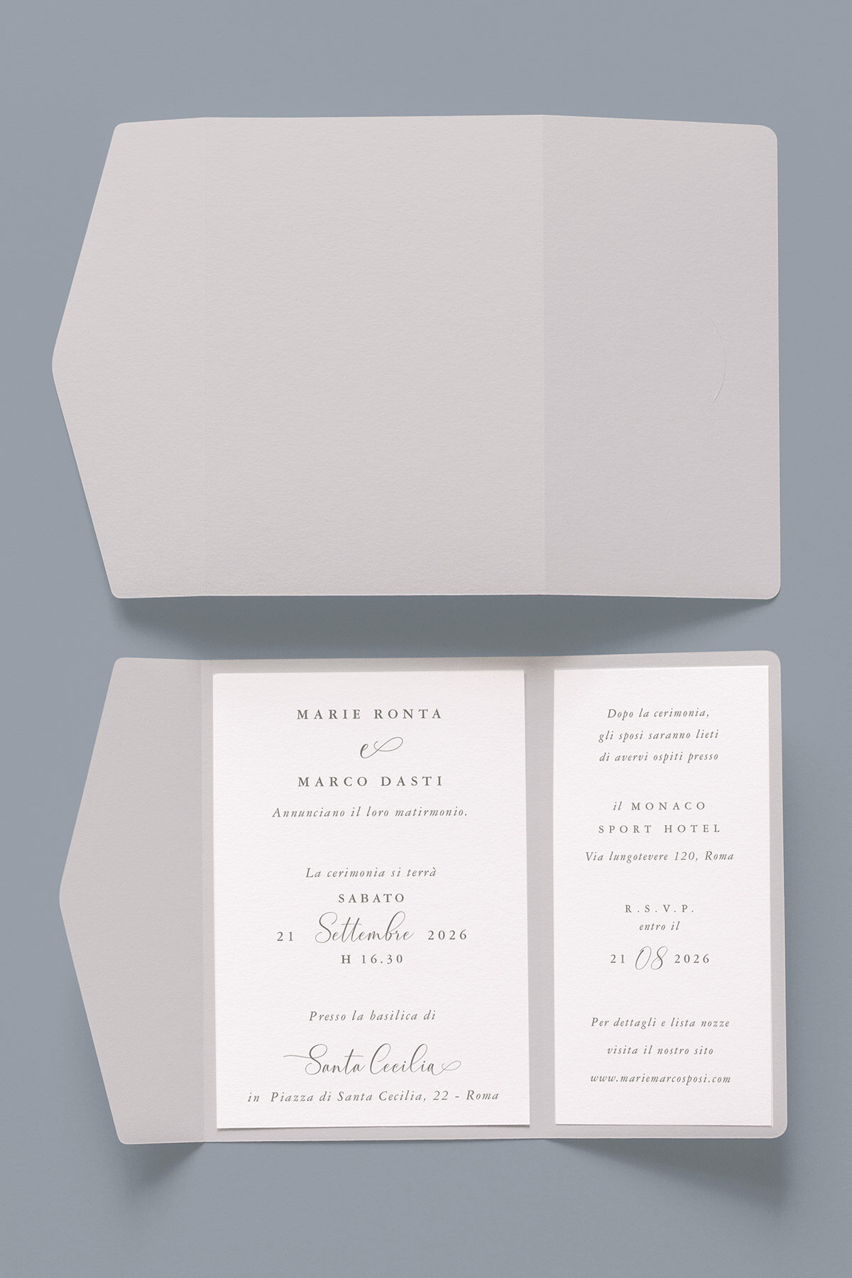 Partecipazione Nozze Cofanetto Easy Plexiglass