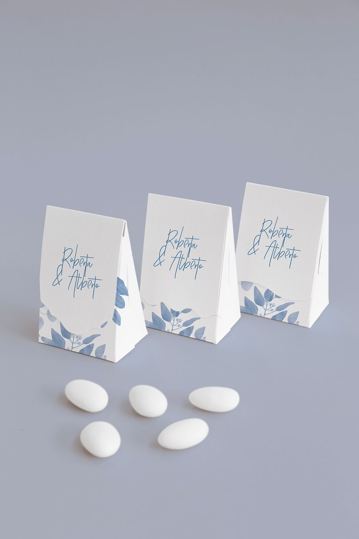 Scatolina confetti Onda Rametti Blu