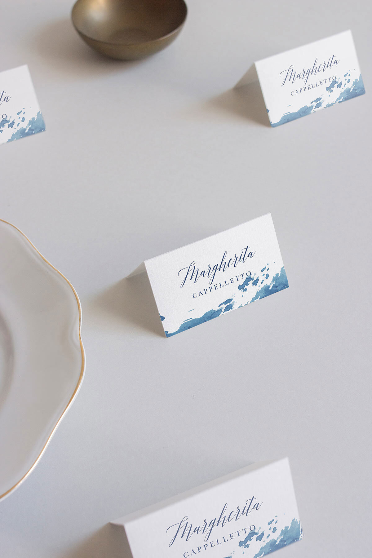 Segnaposto Matrimonio Cavaliere Acqua
