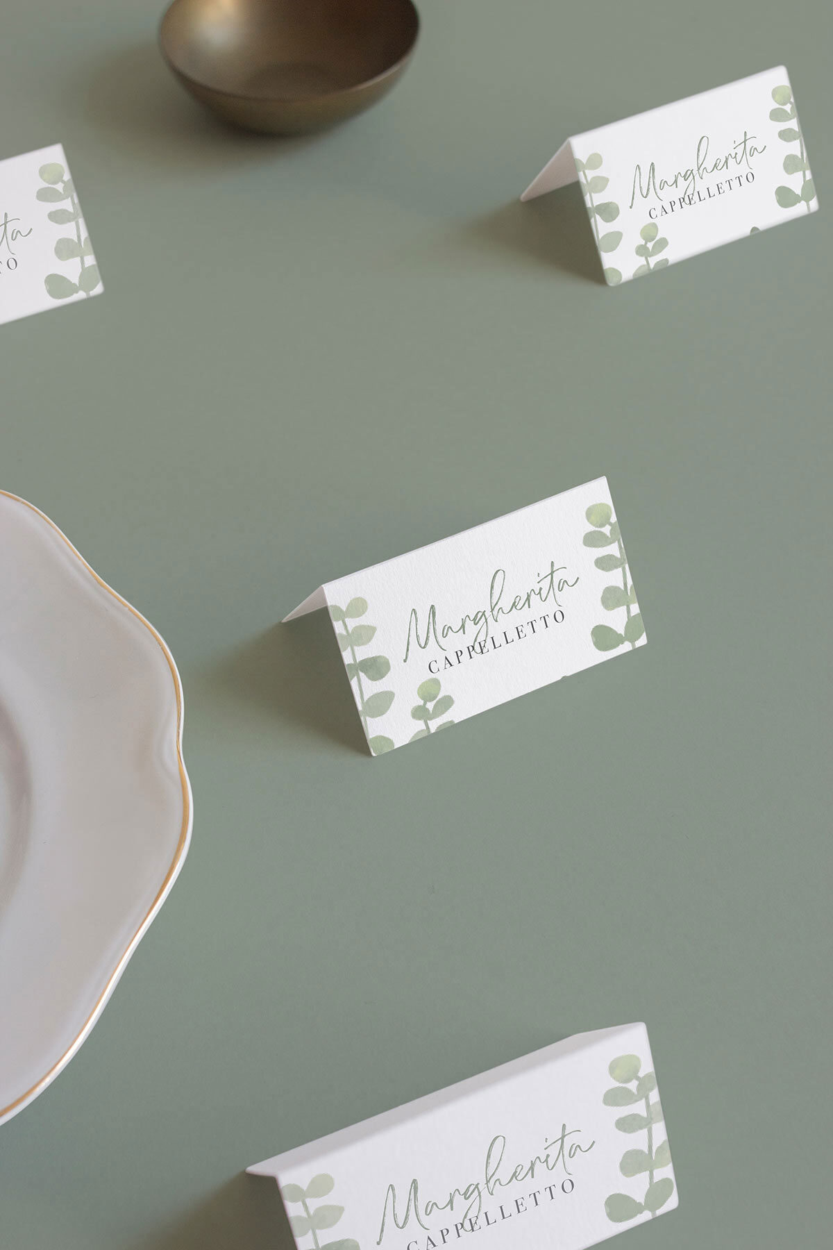 Segnaposto Matrimonio Cavaliere Edera