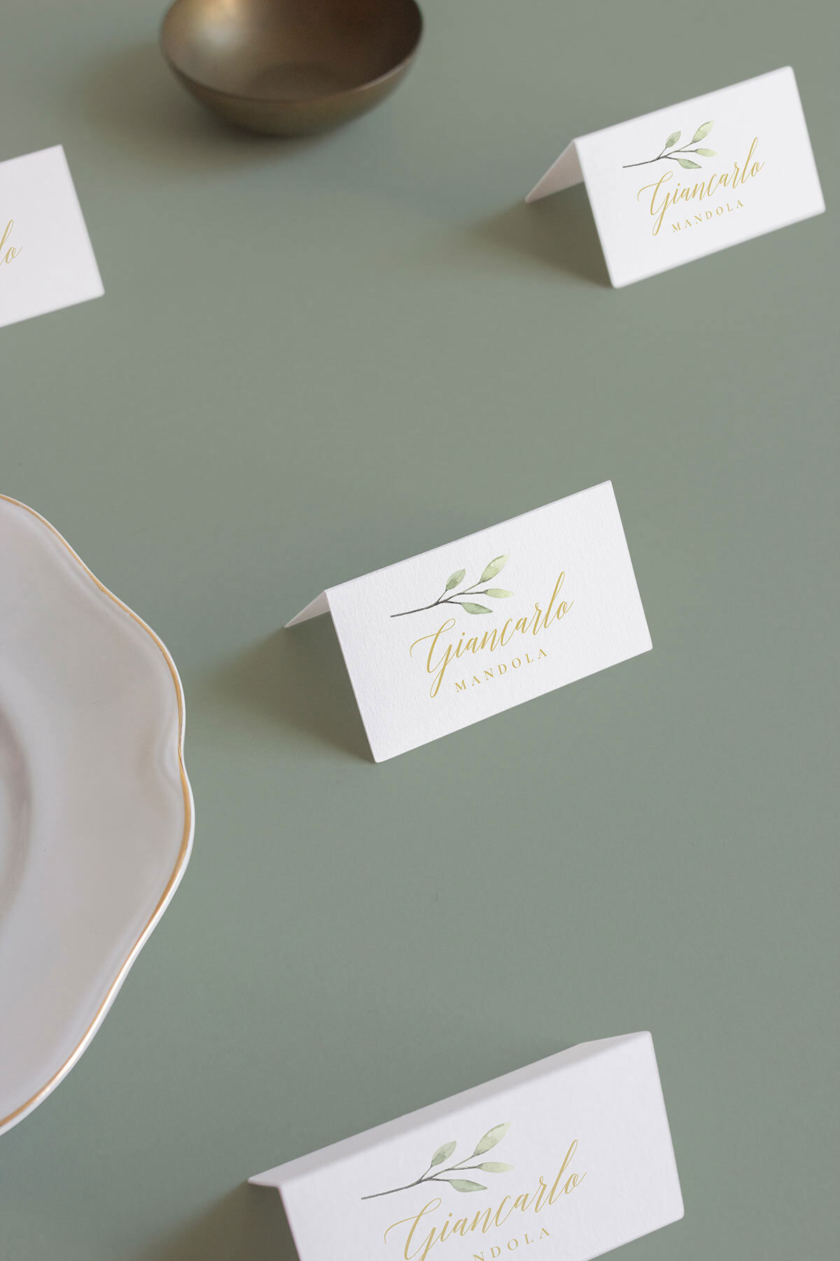 Segnaposto Matrimonio Cavaliere Golden