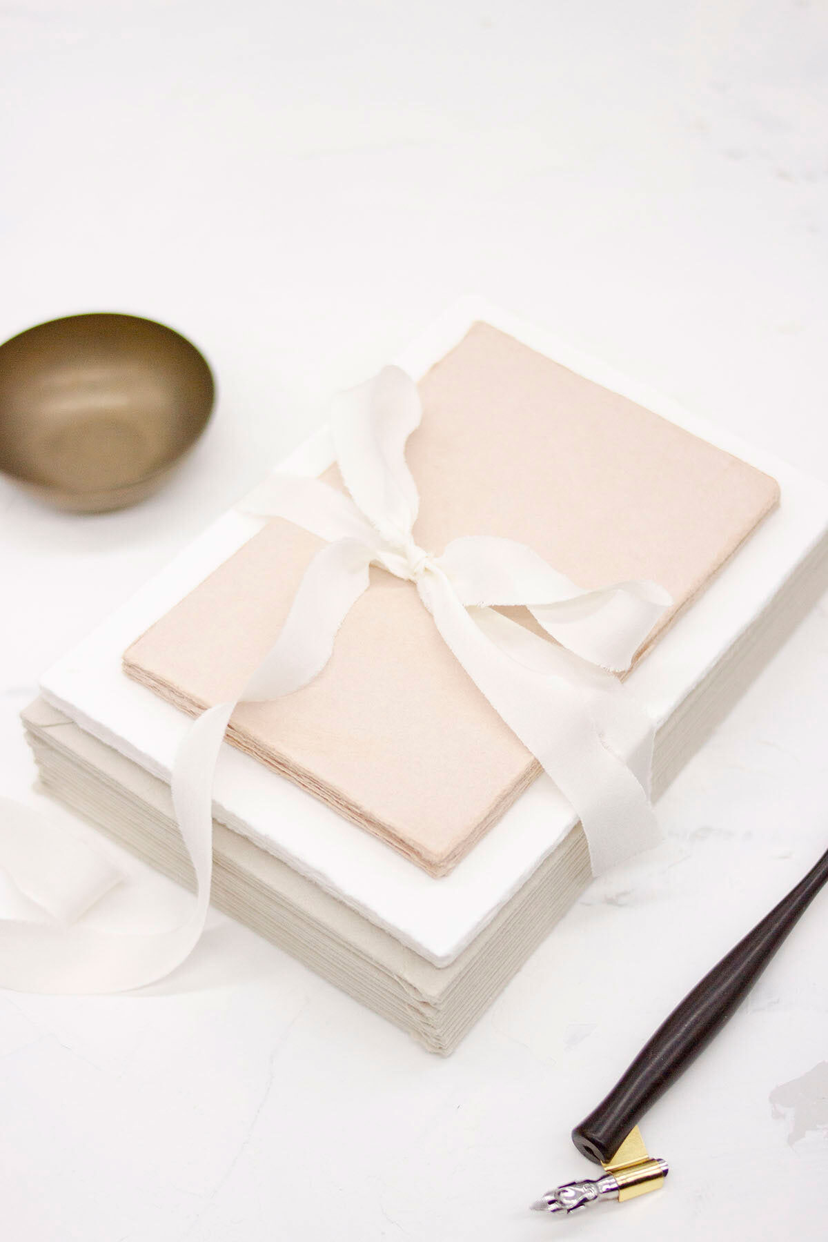 Set Stationery Carta Cotone Con Buste