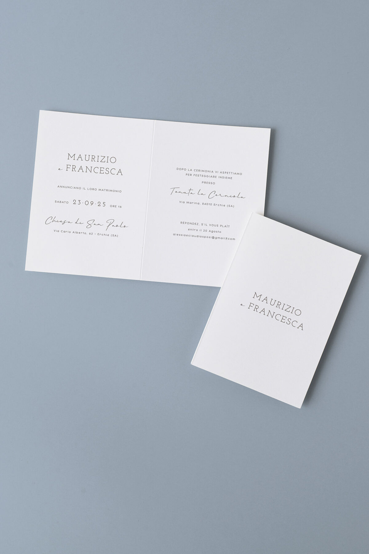 Partecipazione Essential Doppia Anta Stucco