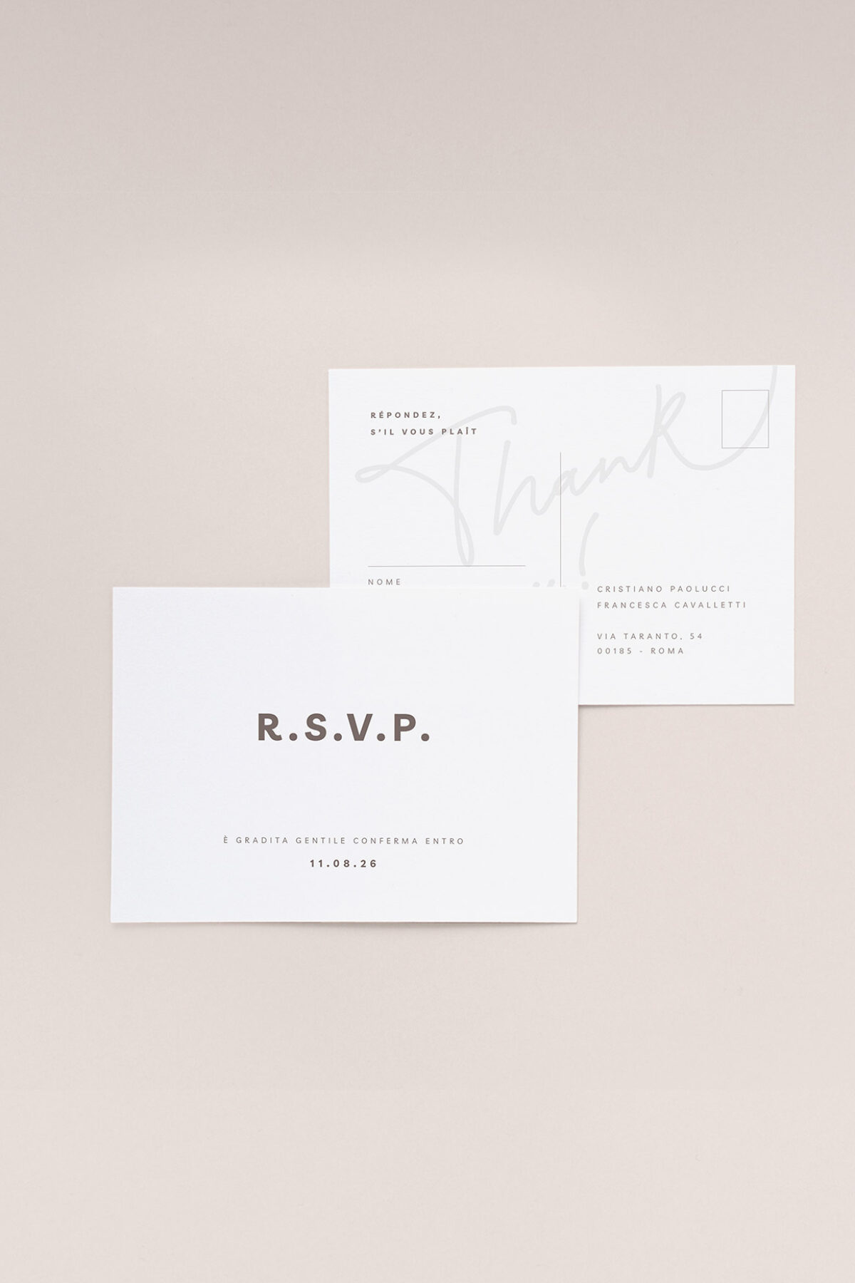 Biglietto RSVP Stylo