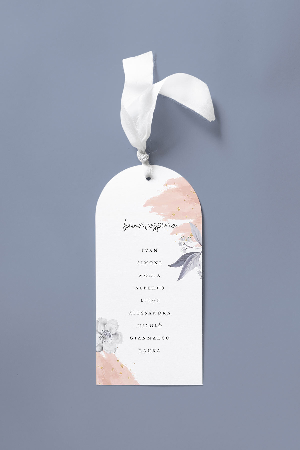 Tableau Matrimonio Arco Rose Gold