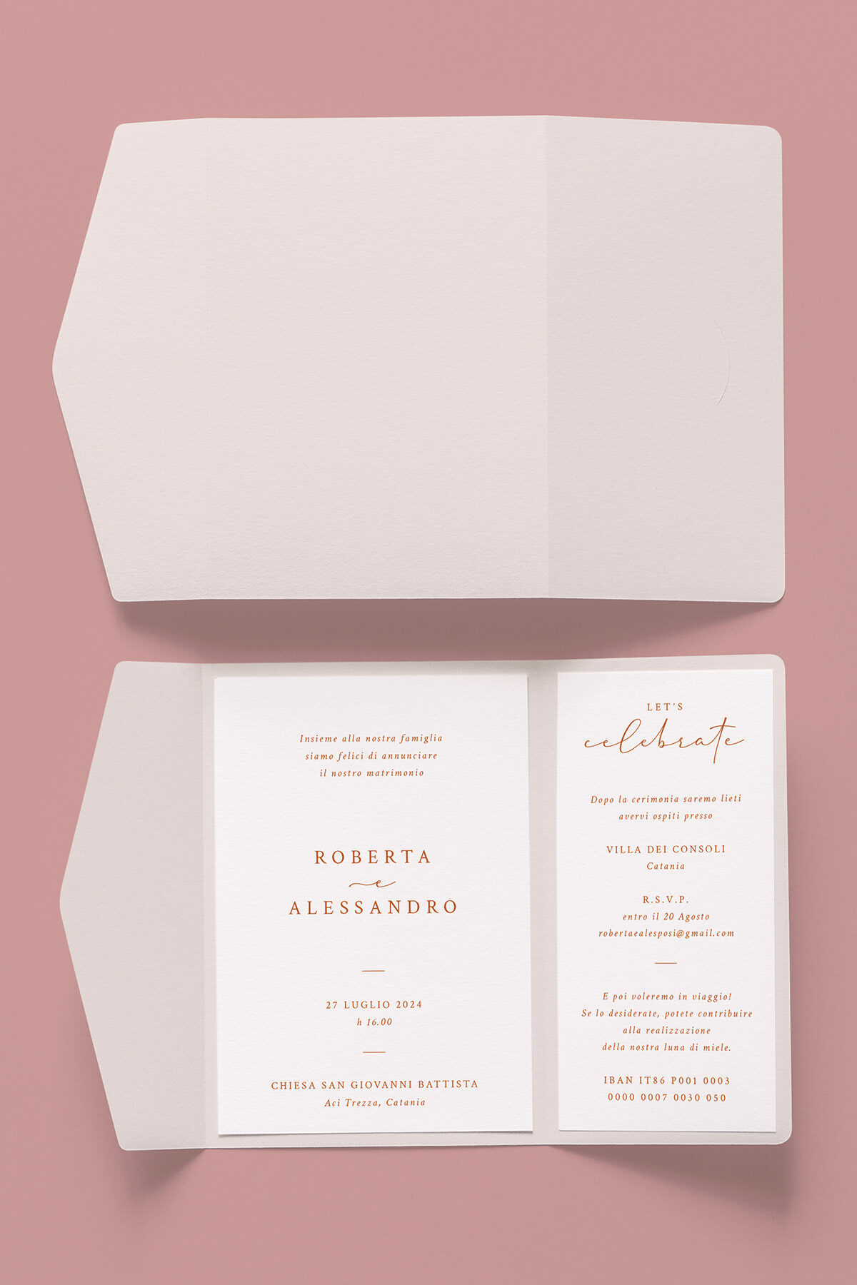 Partecipazione Nozze Cofanetto Easy Wildflower