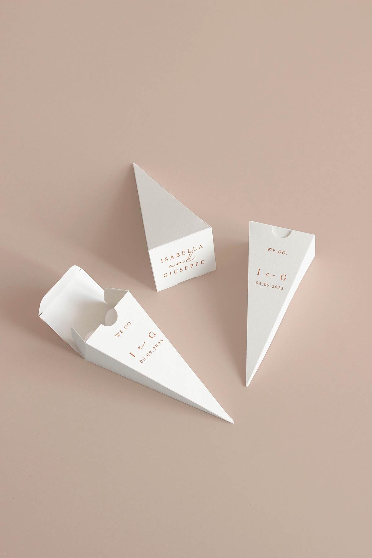Cono Portariso A Piramide Stampato Wildflower floreale