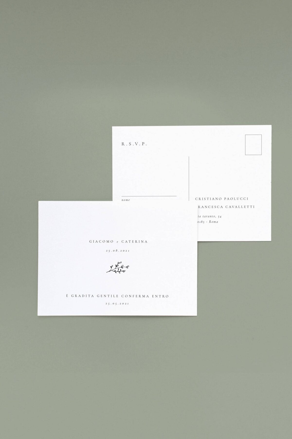 Rsvp Cartolina Albero della Vita