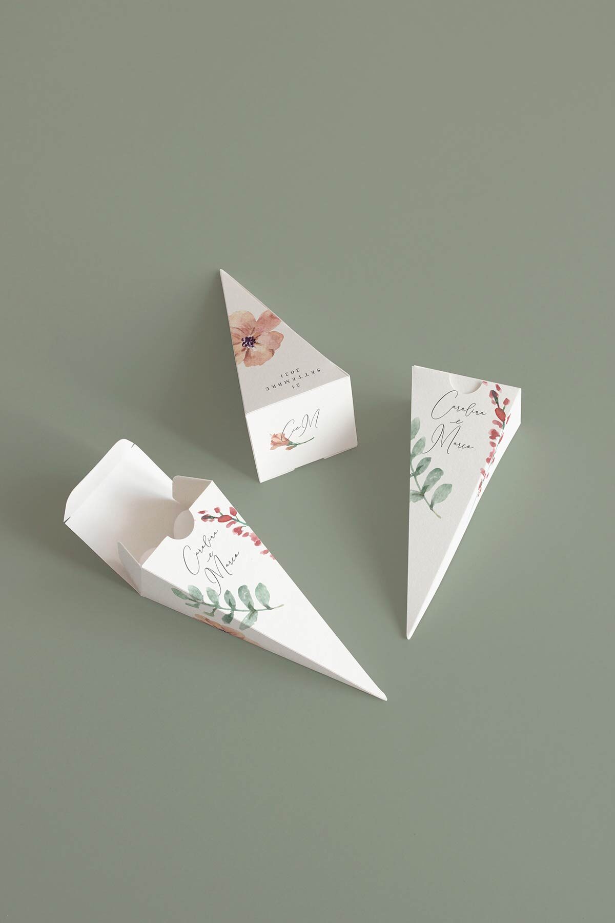 Cono Portariso A Piramide Stampato Autumn Is The New Spring