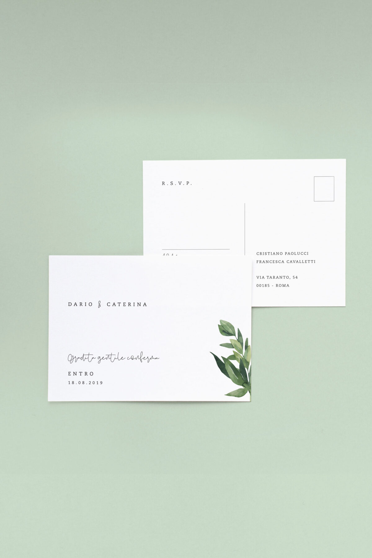 Rsvp Cartolina Bucolico