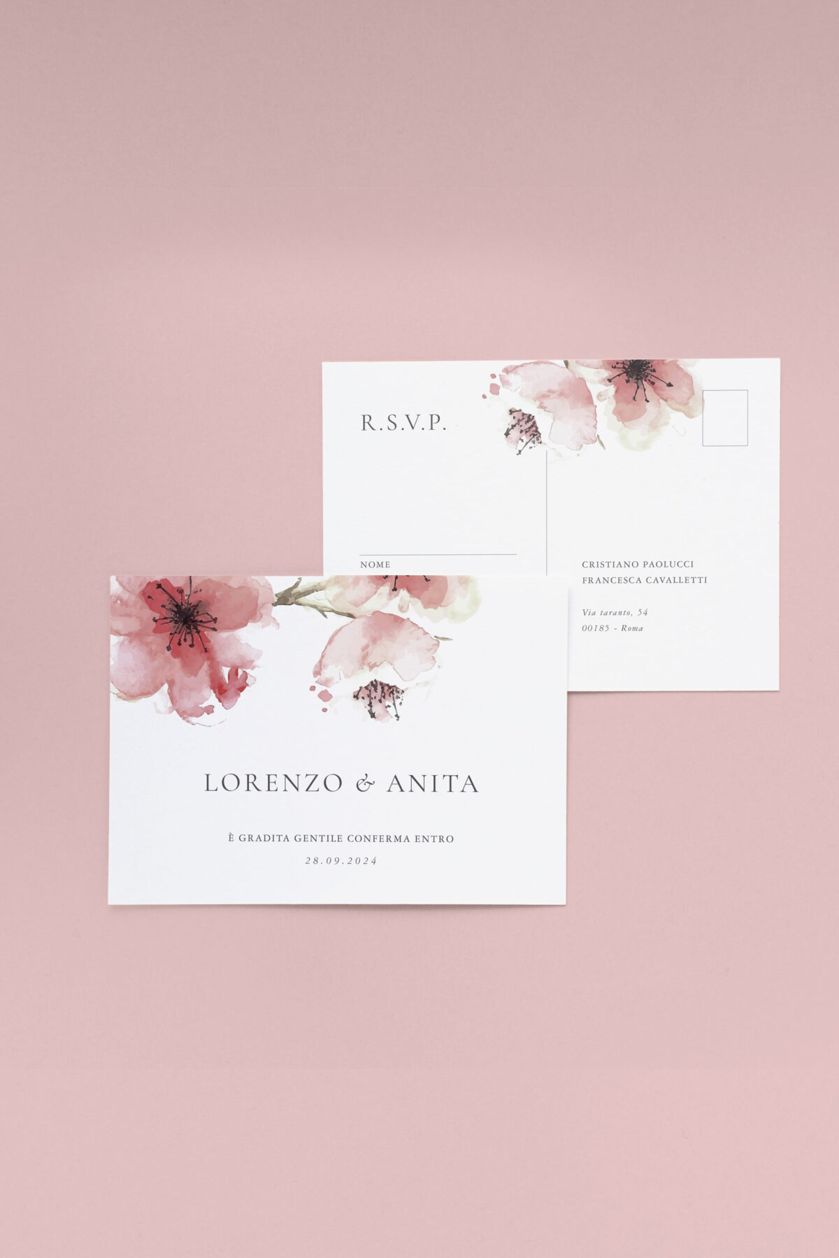 Rsvp Cartolina Ciliegio