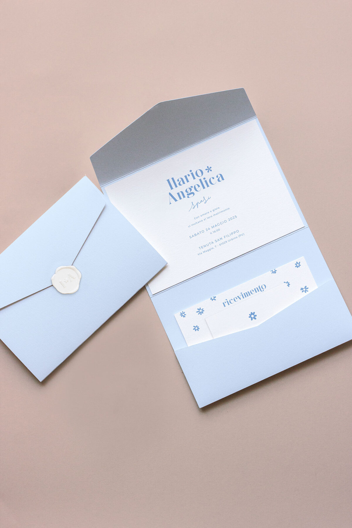 Partecipazione Cofanetto Orizzontale Daisy