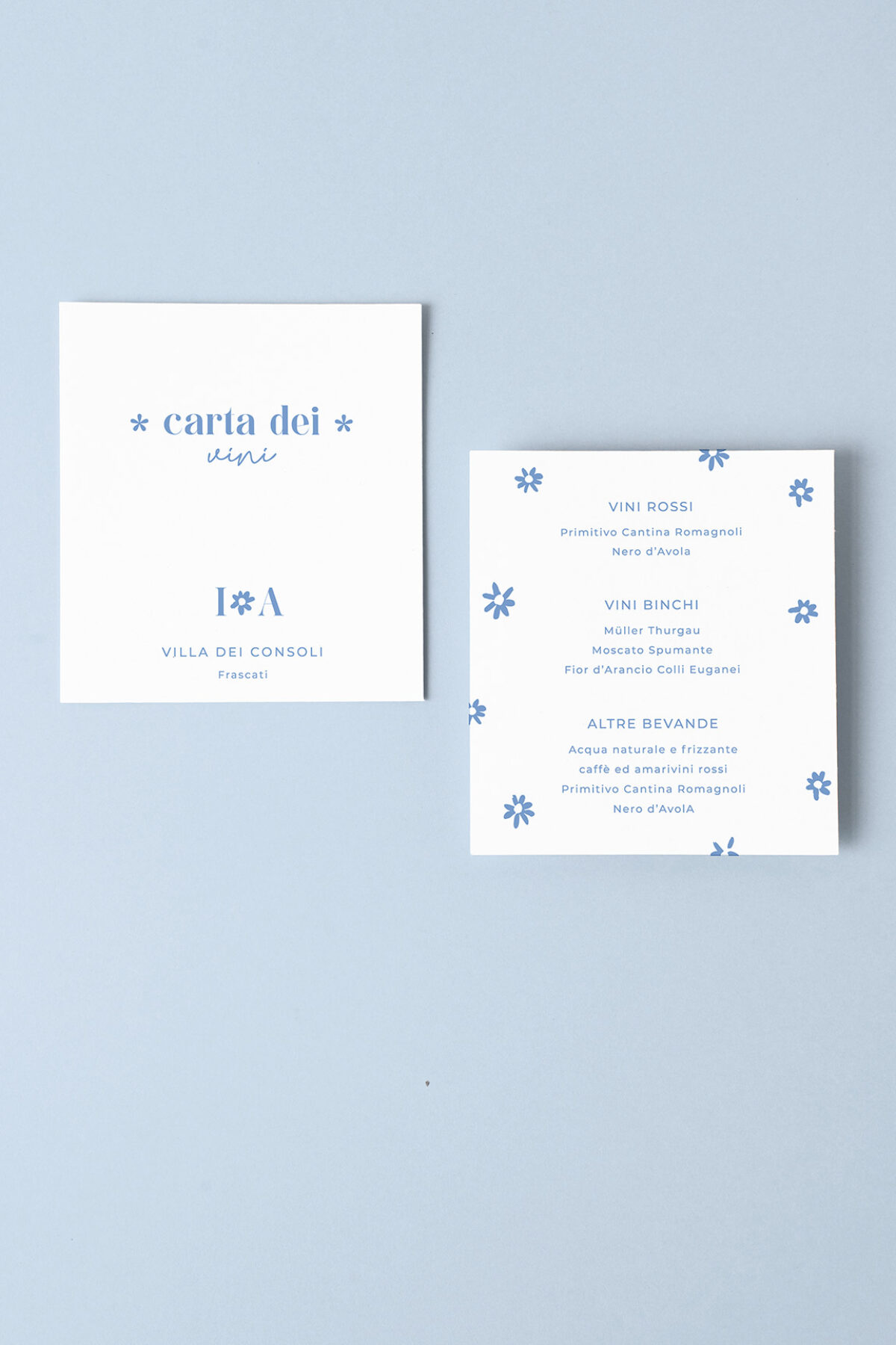 Menu Carta dei Vini Daisy