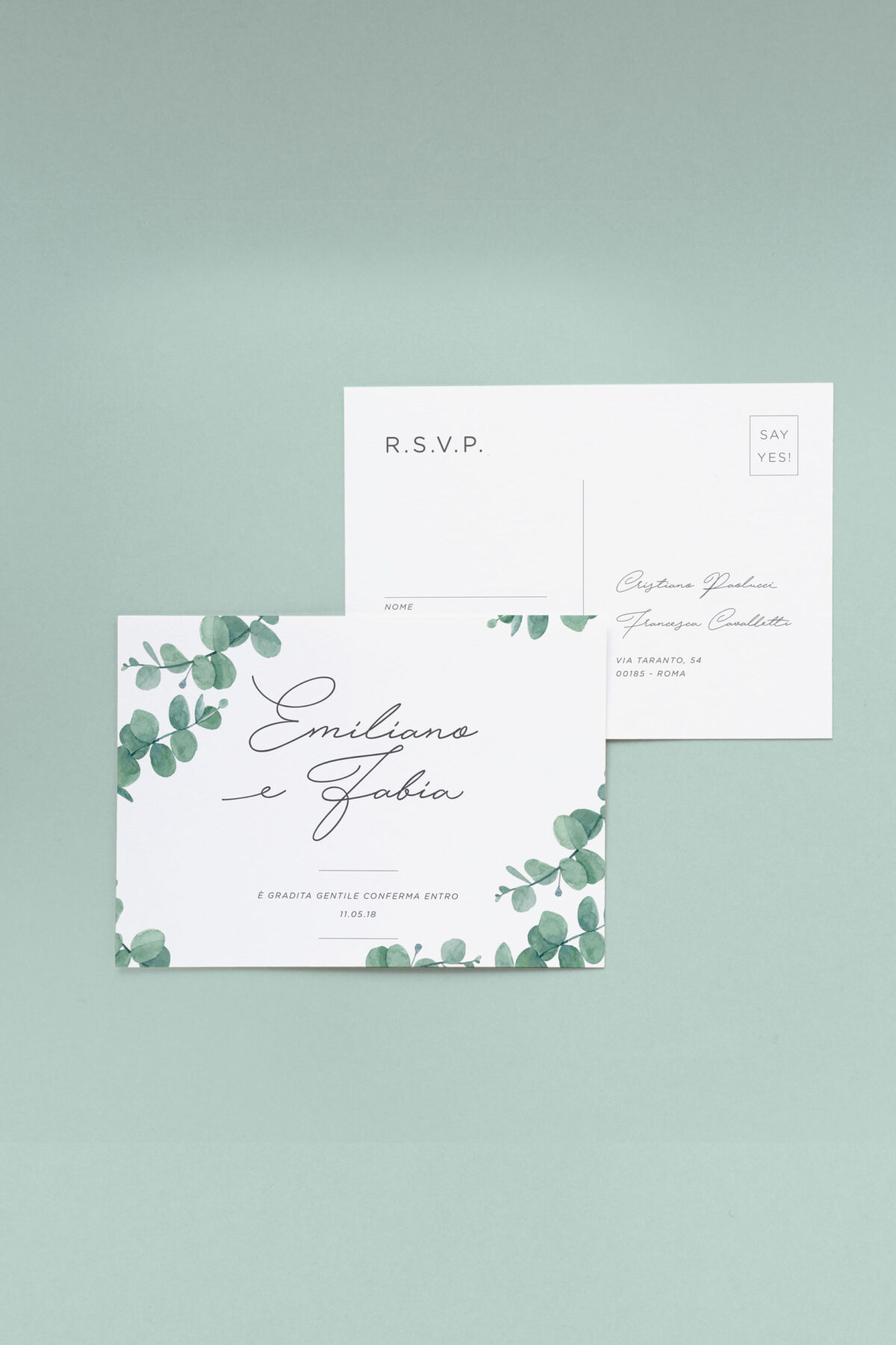 Rsvp Cartolina Eucalipto