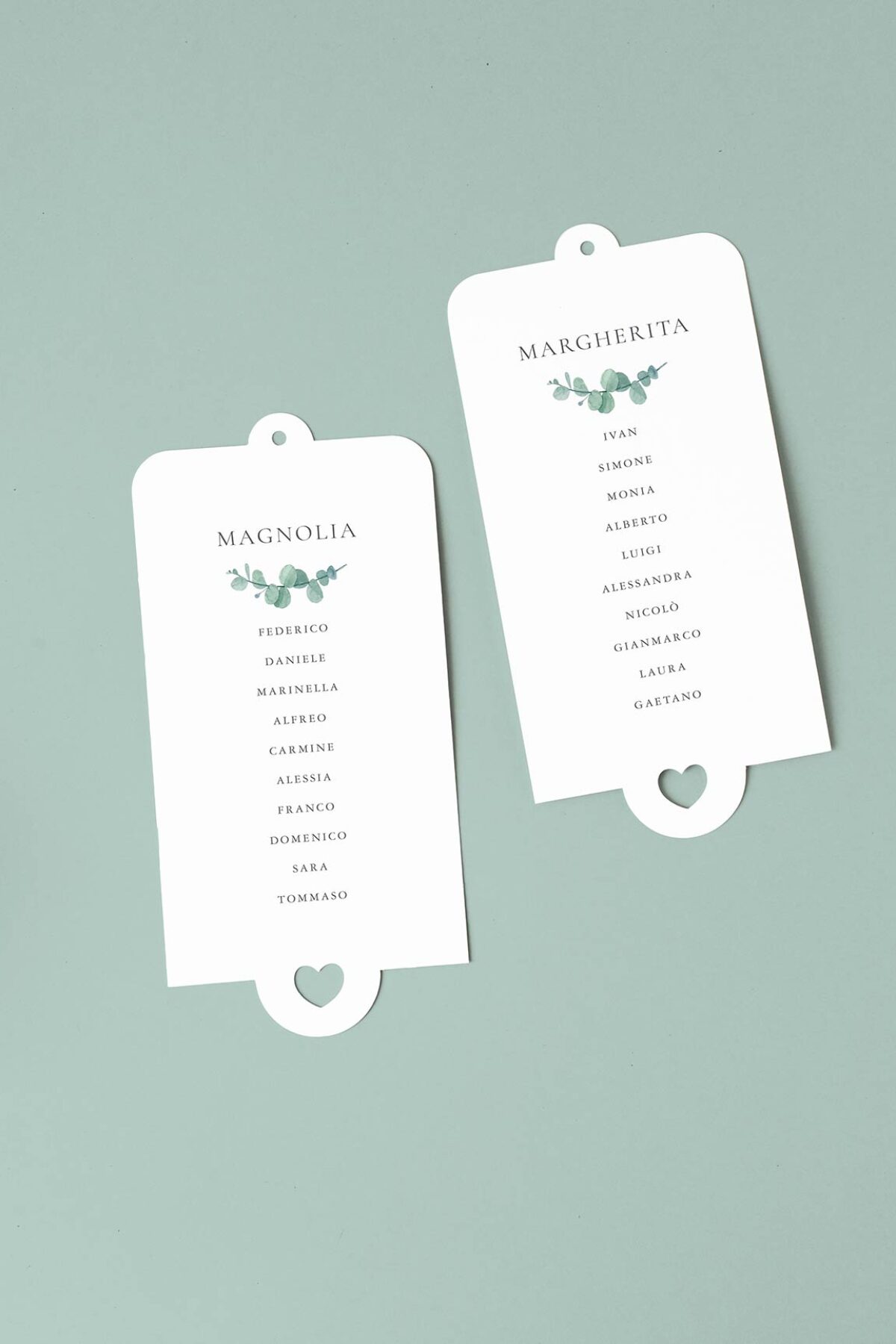 Tableau Matrimonio Eucalipto