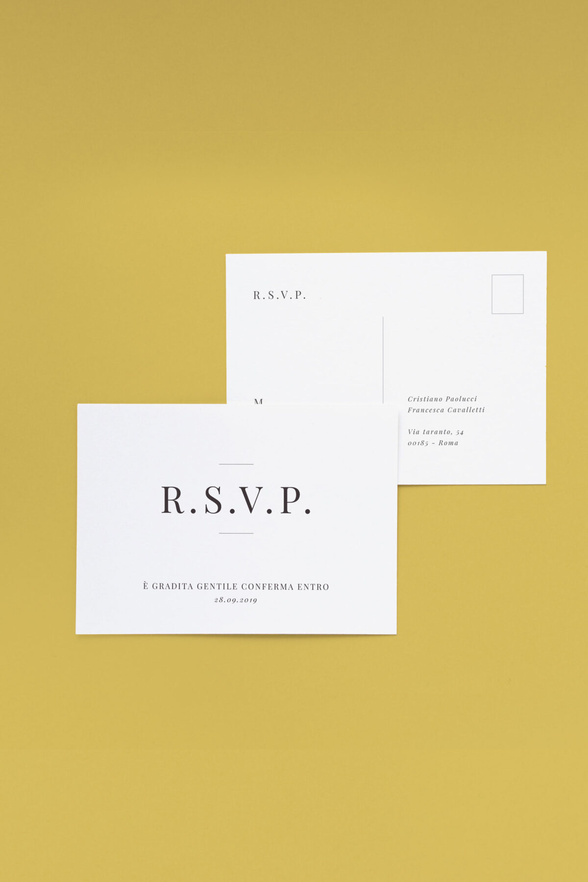 Rsvp Cartolina Geometrico