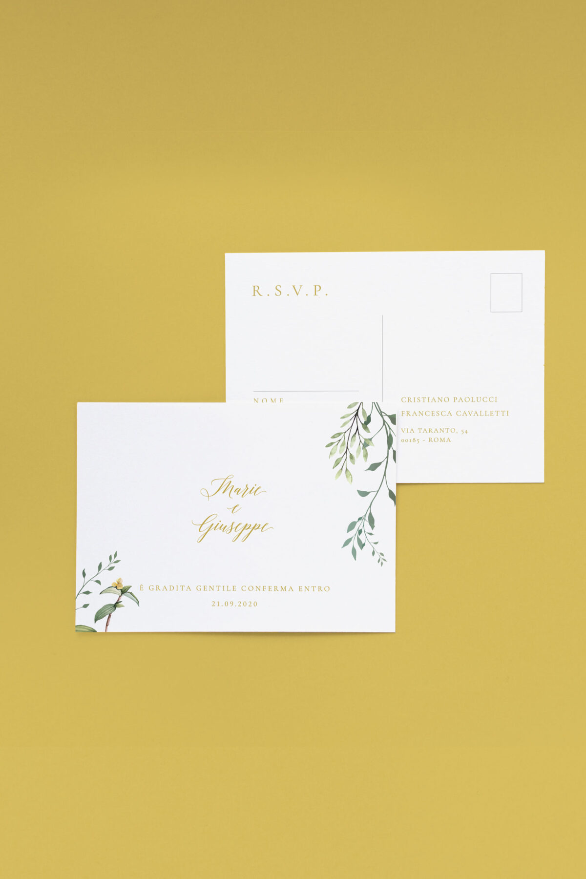 Rsvp Cartolina Golden