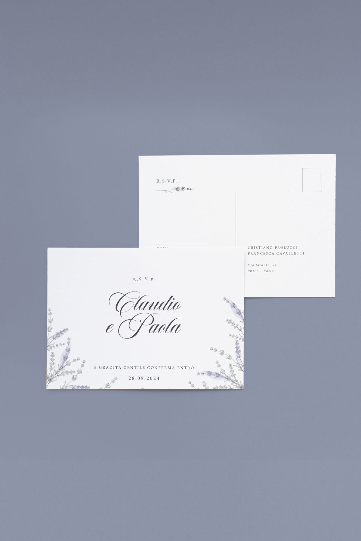 Rsvp Cartolina Lavanda