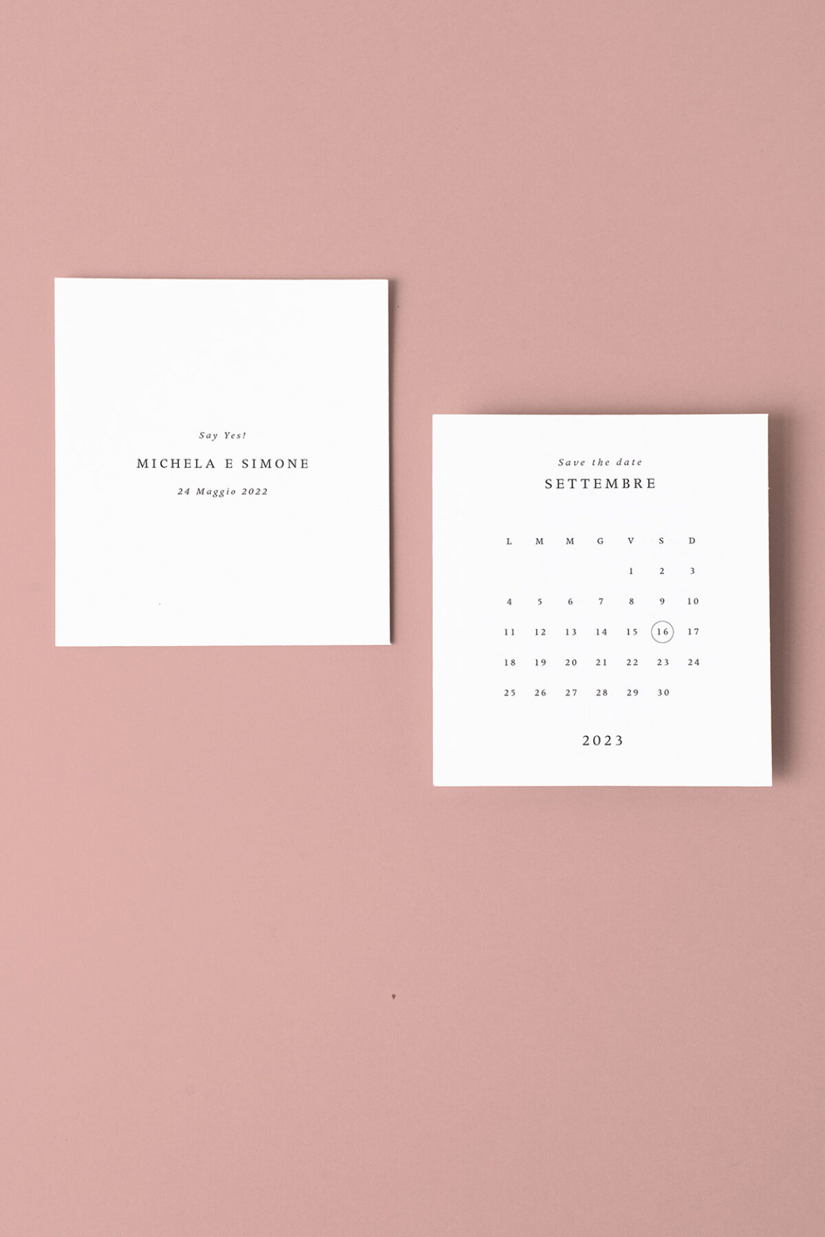 Biglietto Save The Date Nuances