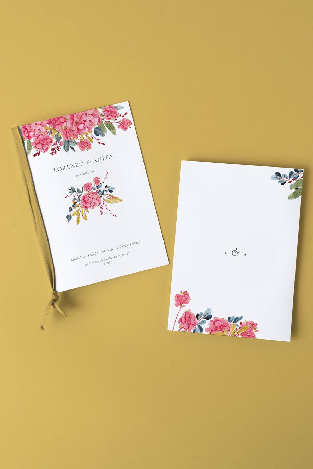 Libretto Messa Matrimonio Ortensie Moderne