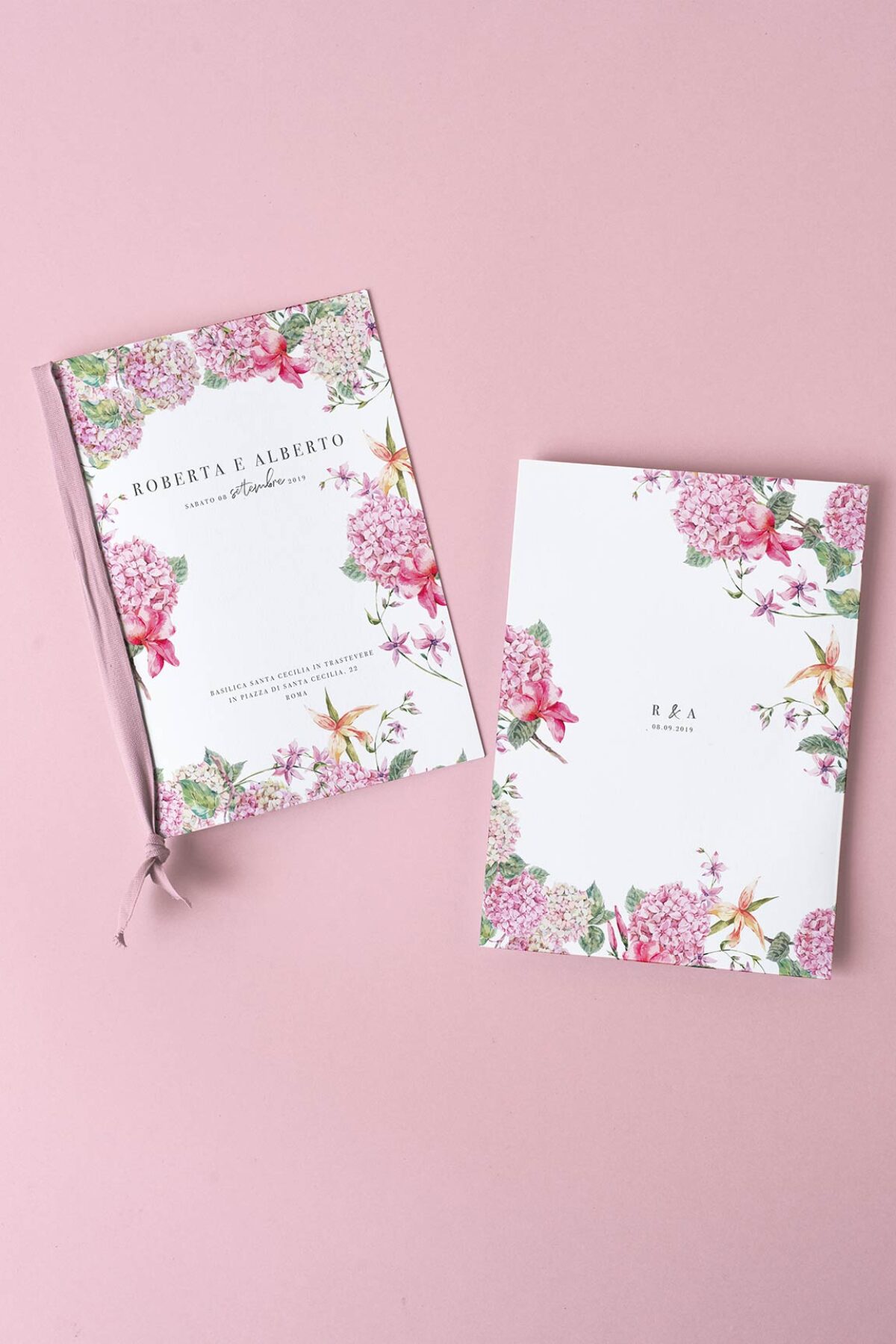 Libretto Messa Matrimonio Ortensie Classiche