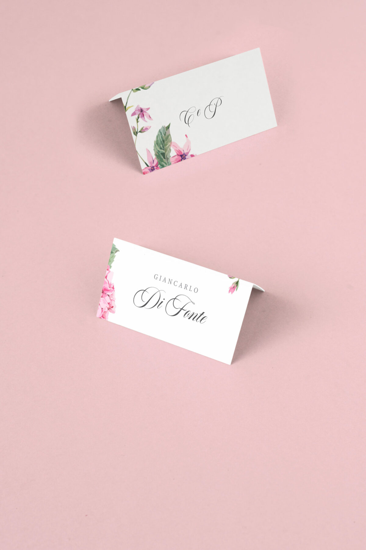 Segnaposto Matrimonio Cavaliere Ortensie Classiche