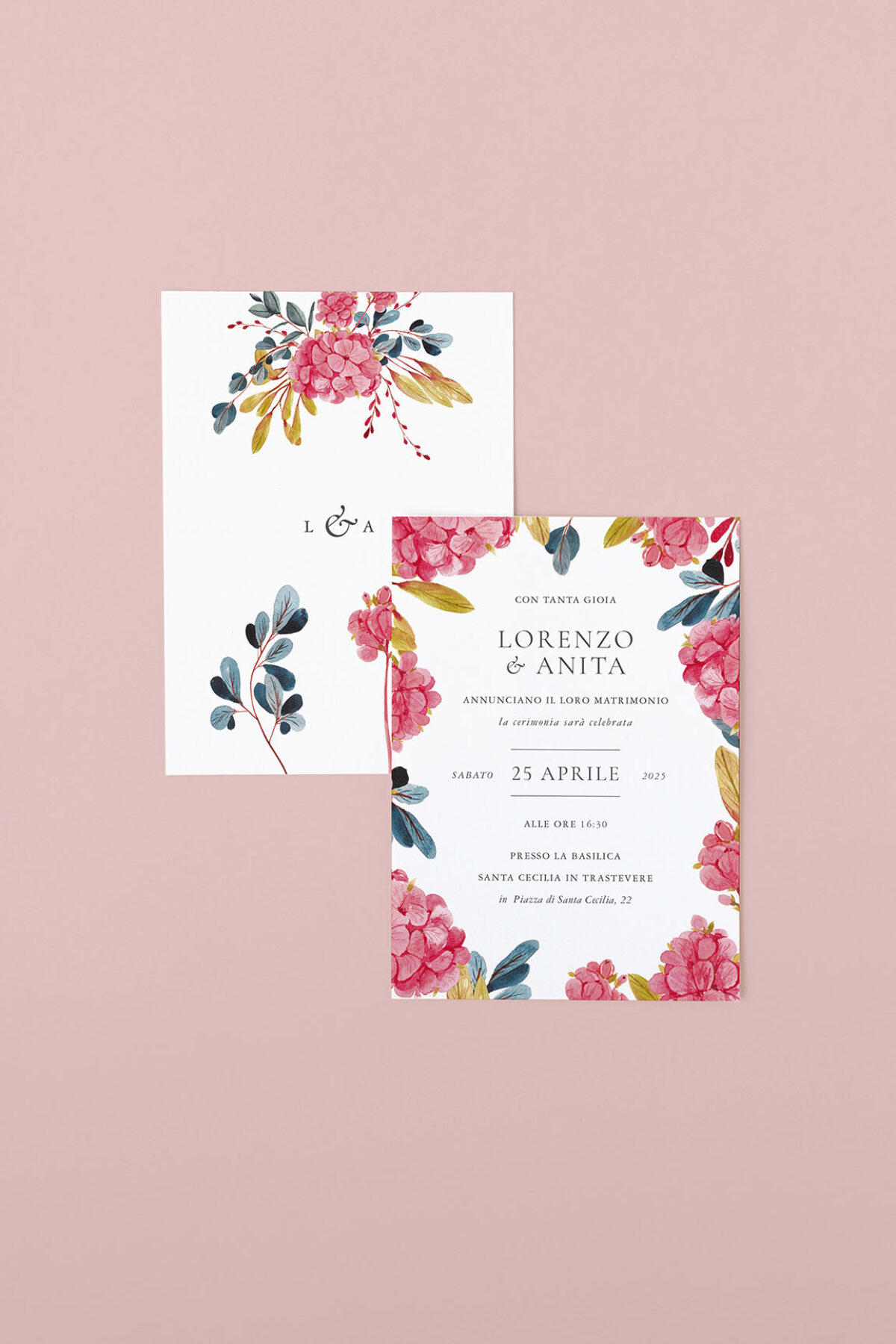 Partecipazione Ortensie Moderne Essential