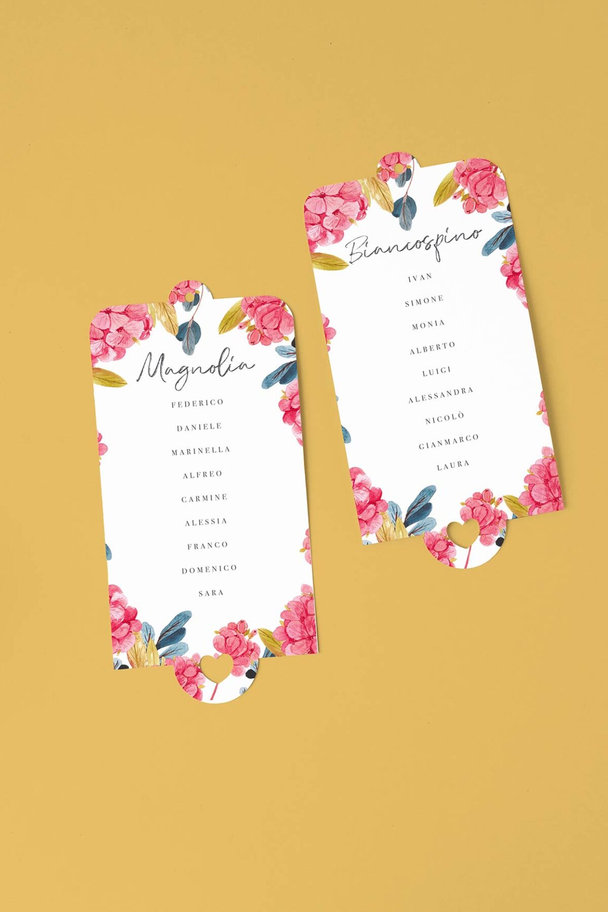 Tableau Matrimonio Ortensie Moderne