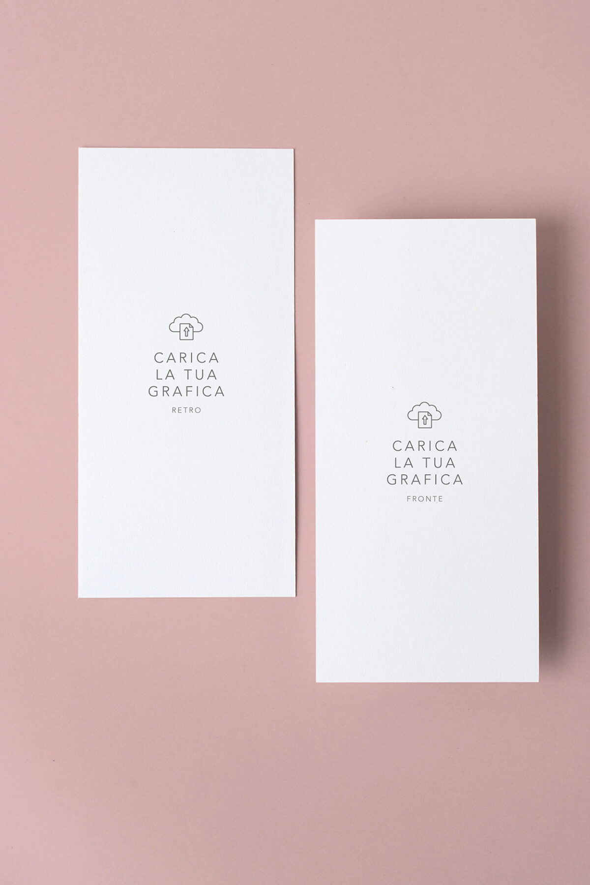 Partecipazione di Matrimonio Essential Verticale • Grafica Custom
