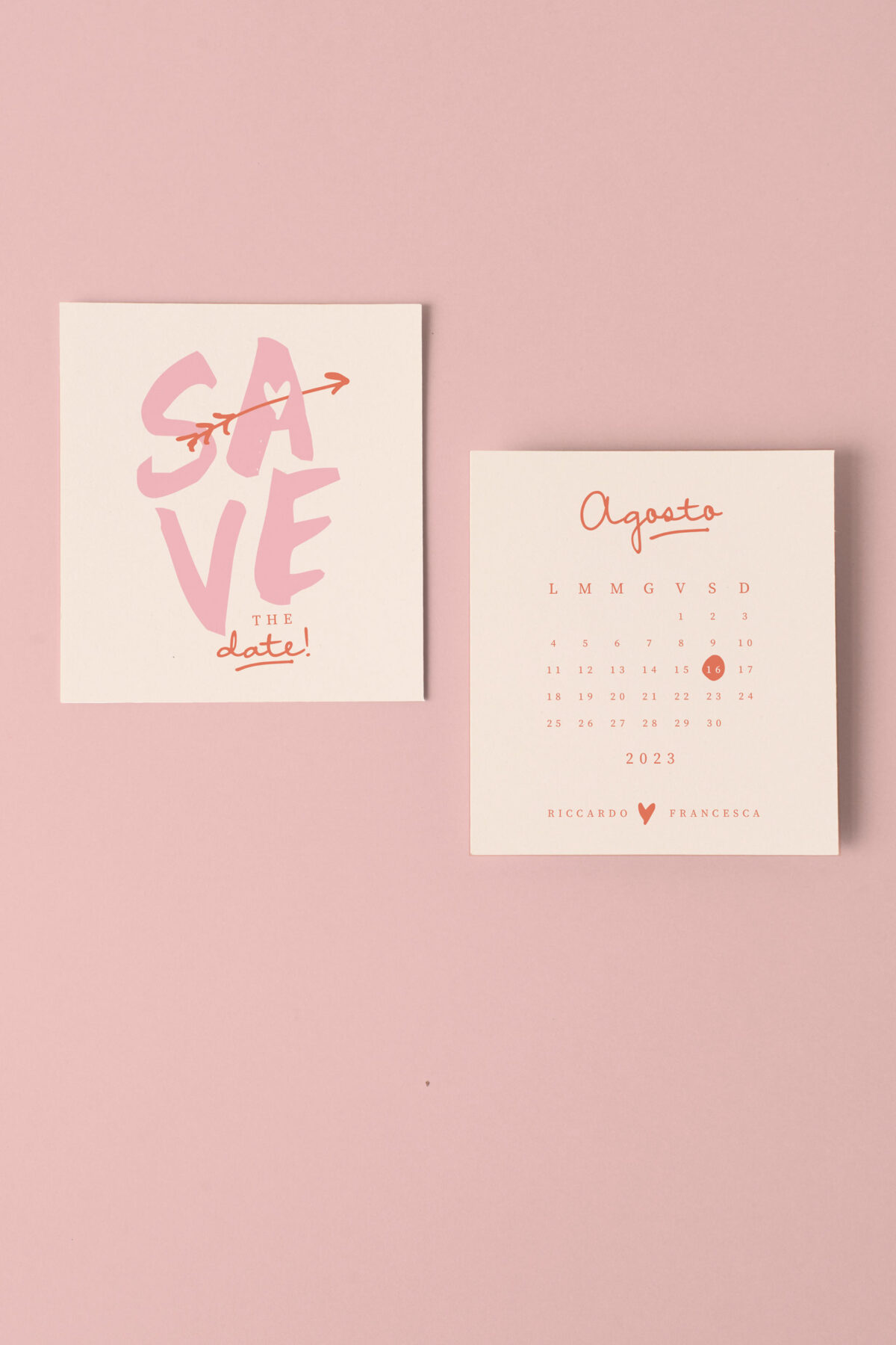 Save The Date Poster Cuore