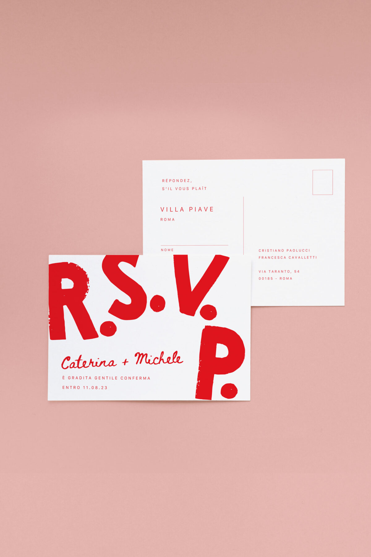 Rsvp Cartolina Poster Ok Ci Sposiamo