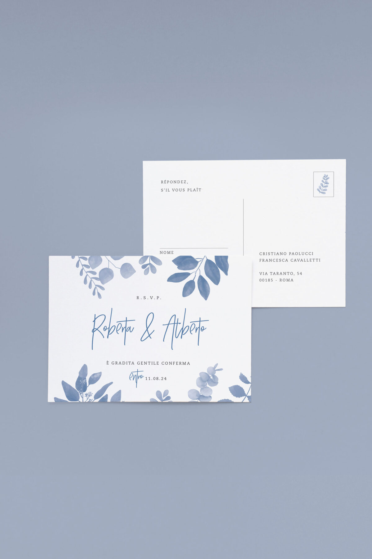 Rsvp Cartolina Rametti Blu