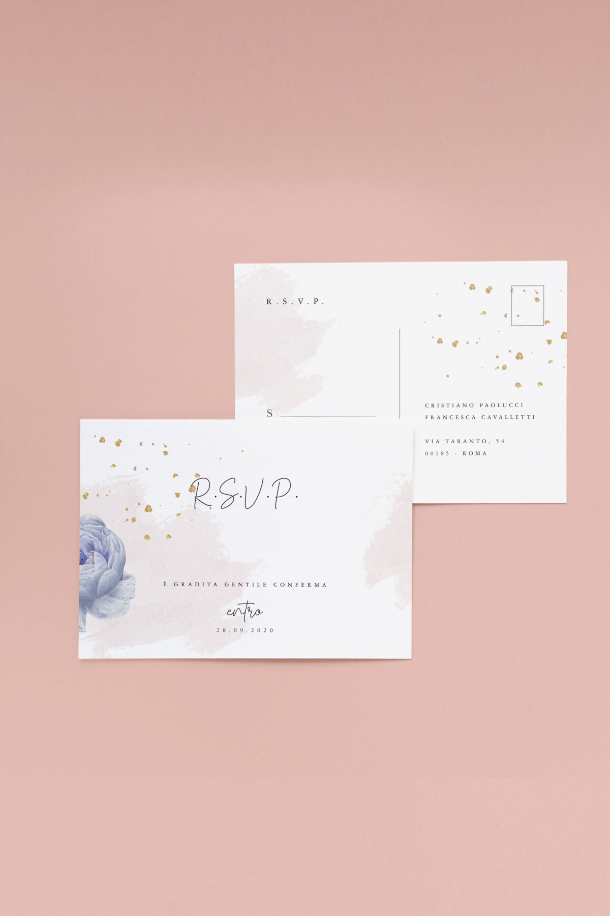 Rsvp Cartolina Rose Gold