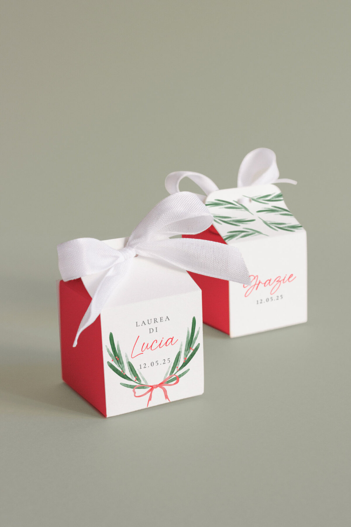 Scatolina Laurea bicolore