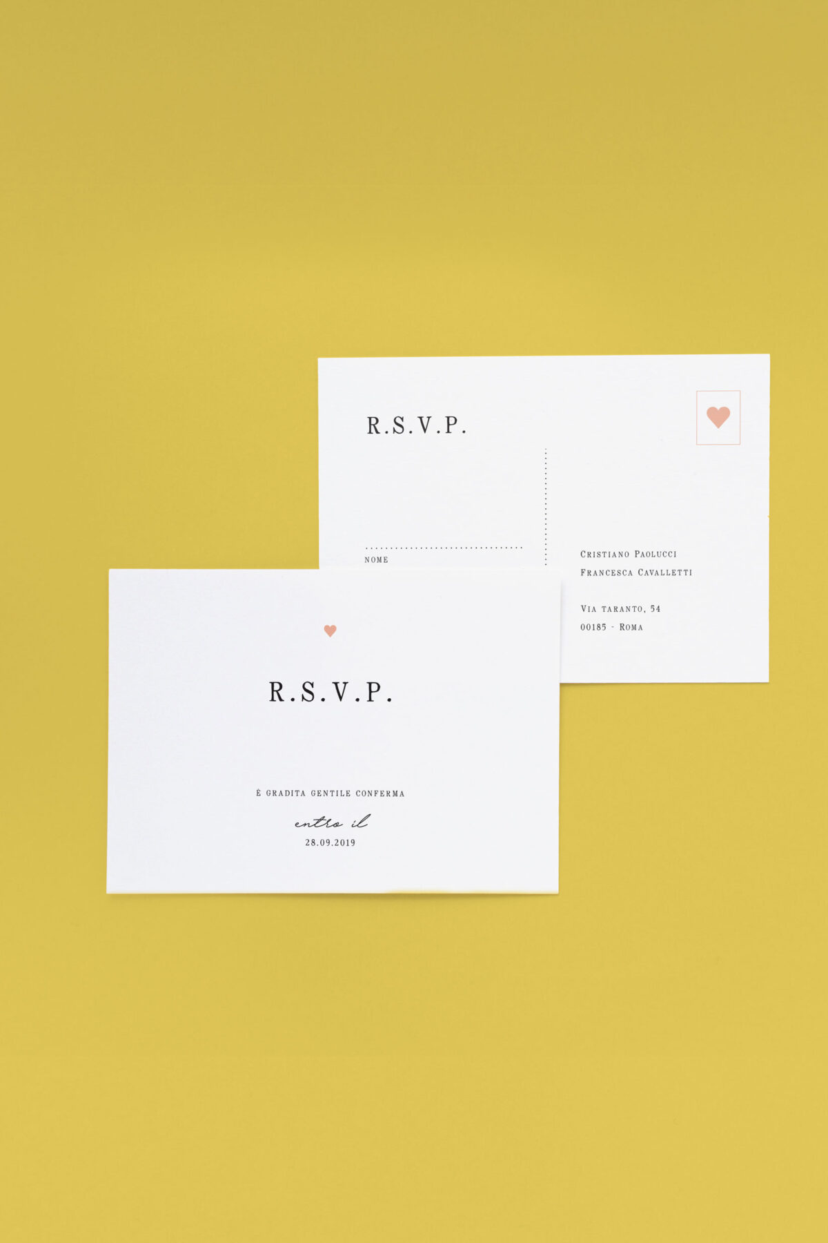 Rsvp Cartolina Vinile
