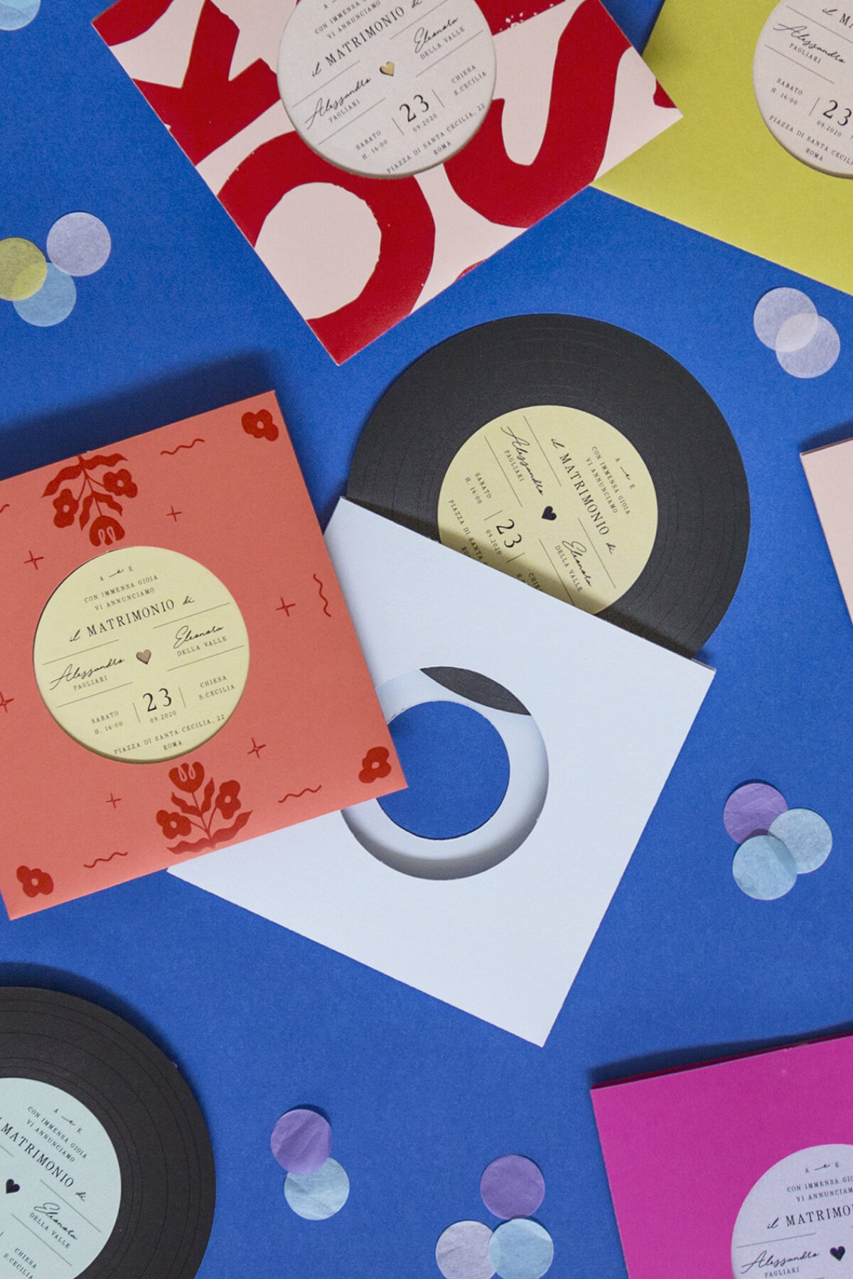 Partecipazioni Matrimonio Vinile Marry Me Elvis